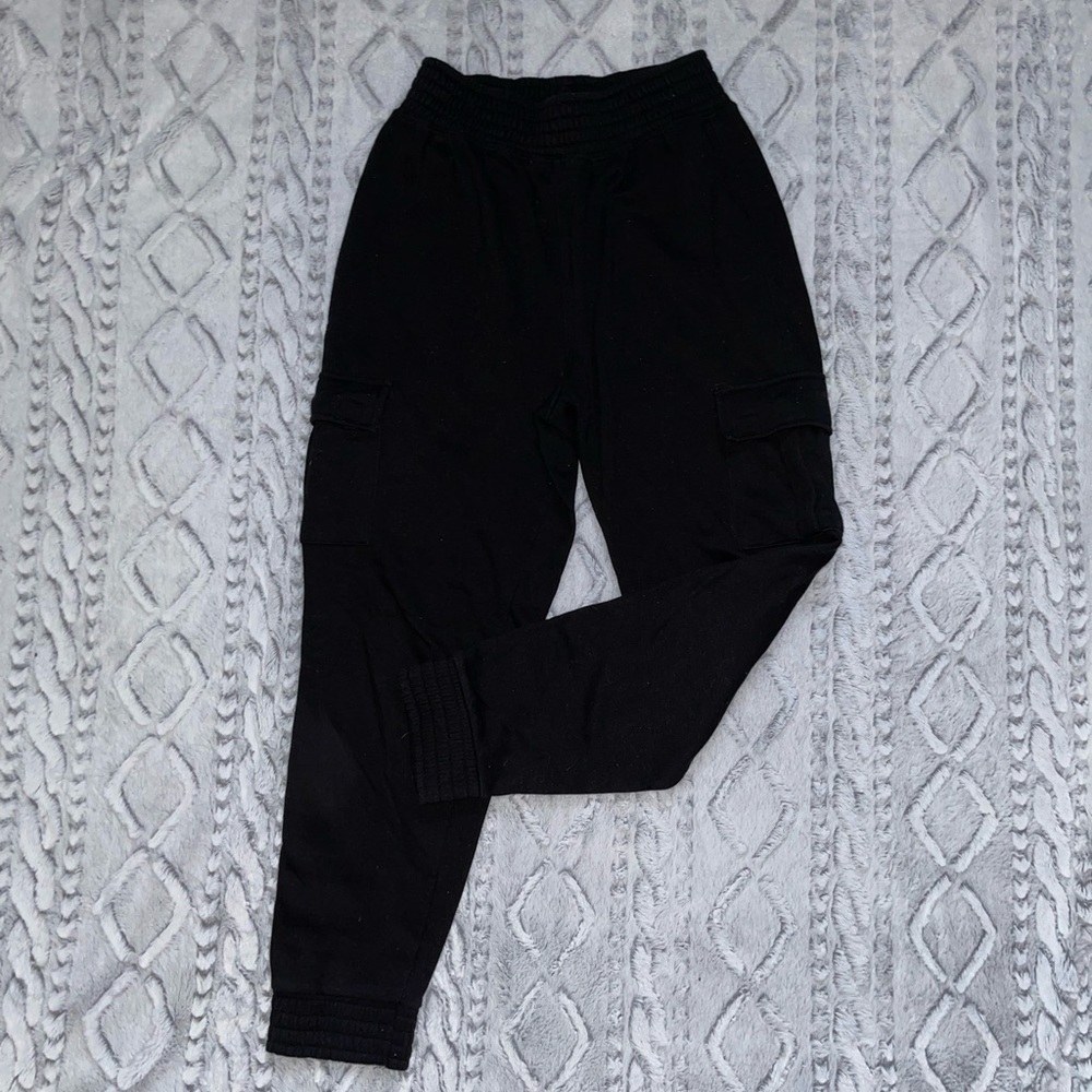 Garage Black Cargo Joggers